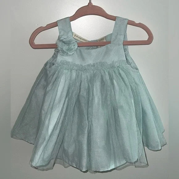 First Impressions Dresses First Impressions Baby Girls Mint